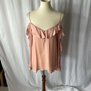 Paige Misty Rose Arabeth Cold Shoulder Blouse - size Large - NEW w/tags